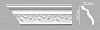 Плинтус потолочный с рисунком DECOMASTER 95821 (100х102х2400мм)