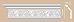 Плинтус потолочный с рисунком DECOMASTER DT-303F гибкий (143*60*2400мм)